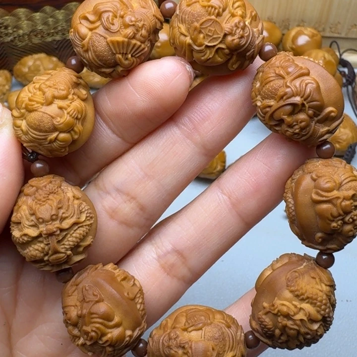 手串/手链橄榄核九龙财神