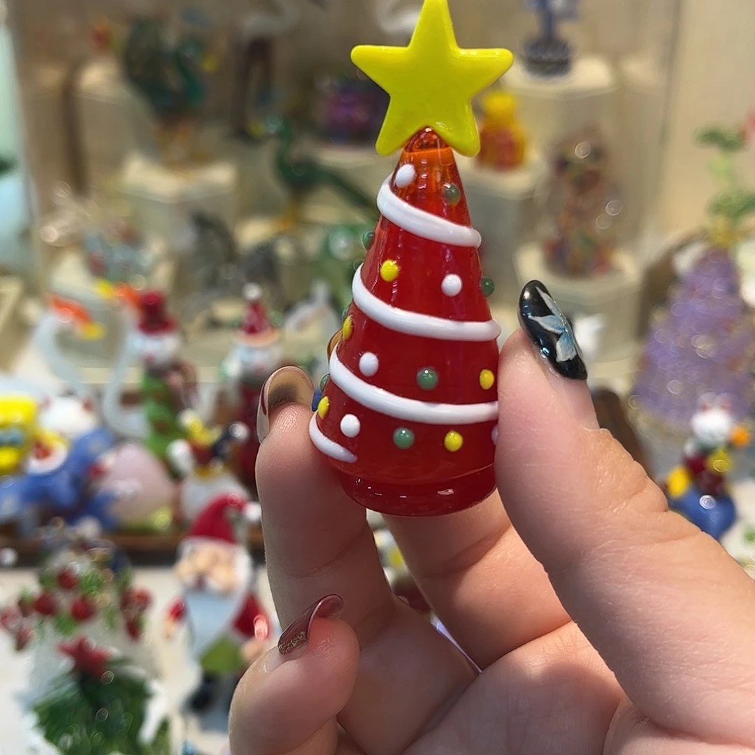 琉璃手工艺品圣诞树