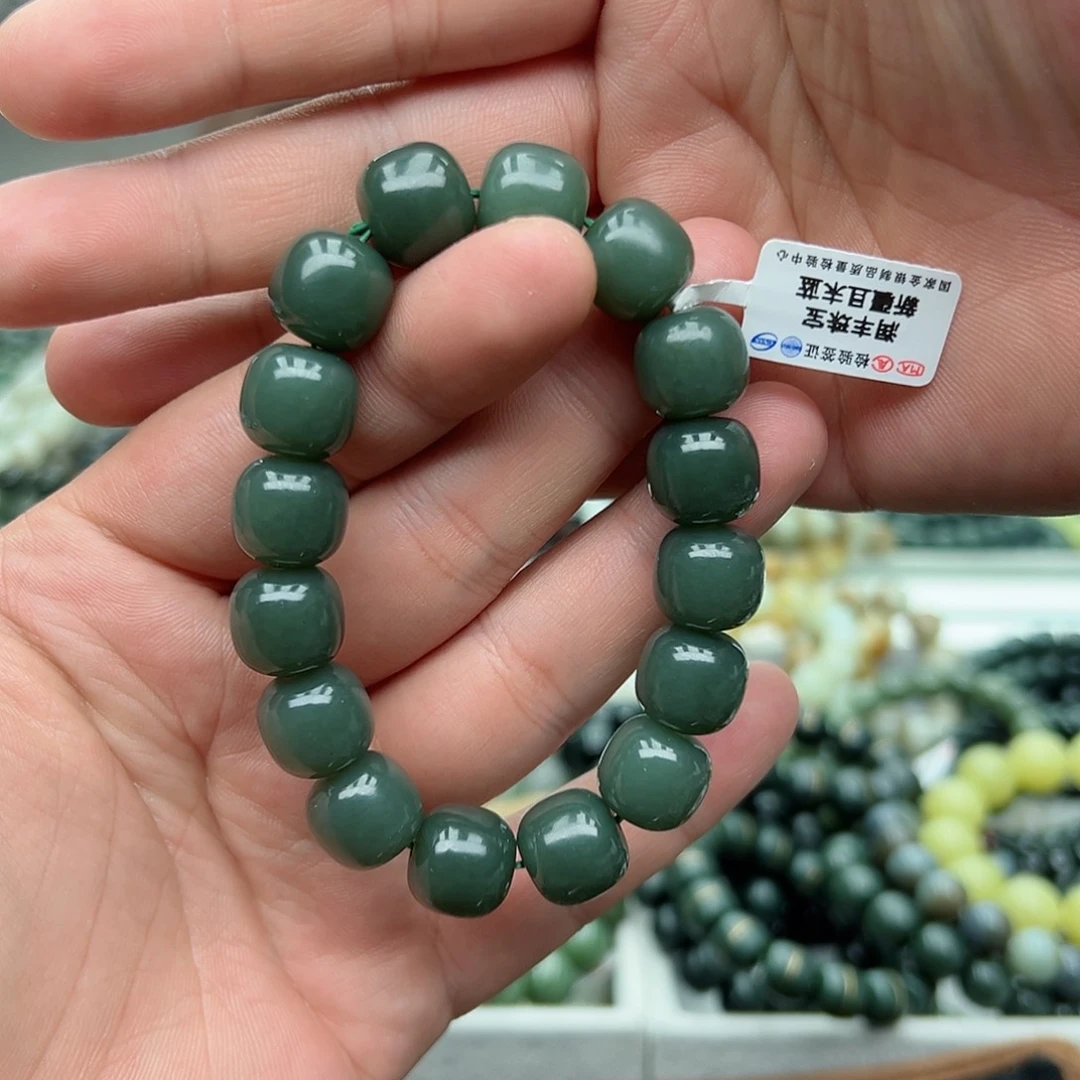 和田玉手串未镶嵌
