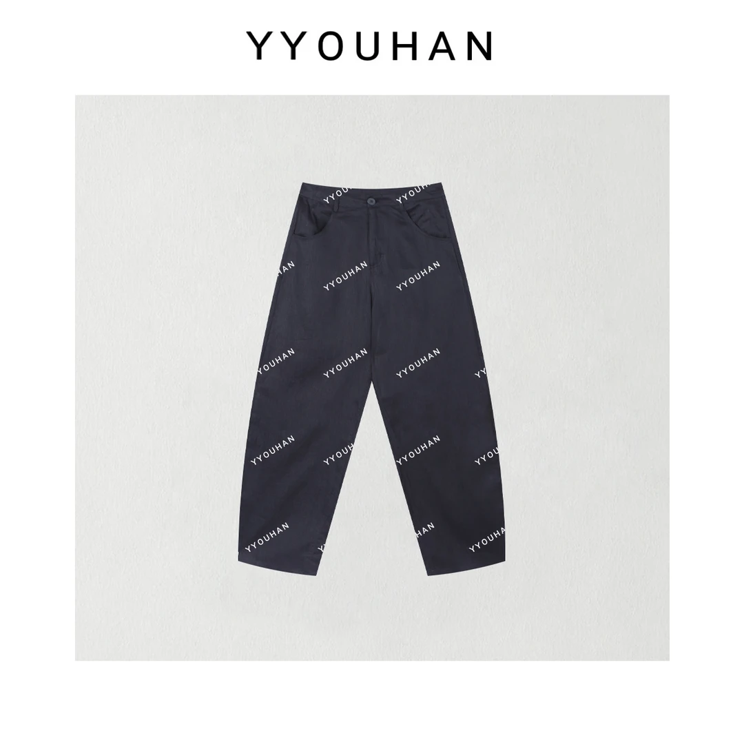 2025夏季极简显瘦百搭立体剪裁麻料弯刀休闲裤 2504C1852