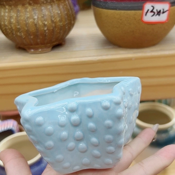 有孔，满10元发货多肉陶瓷花盆