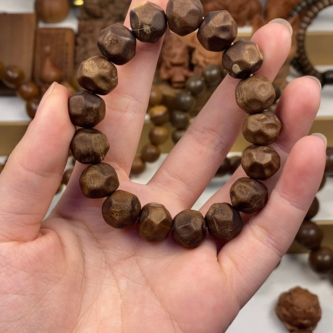 布***~手串/手链檀香木老山檀香无相瑕疵奶香