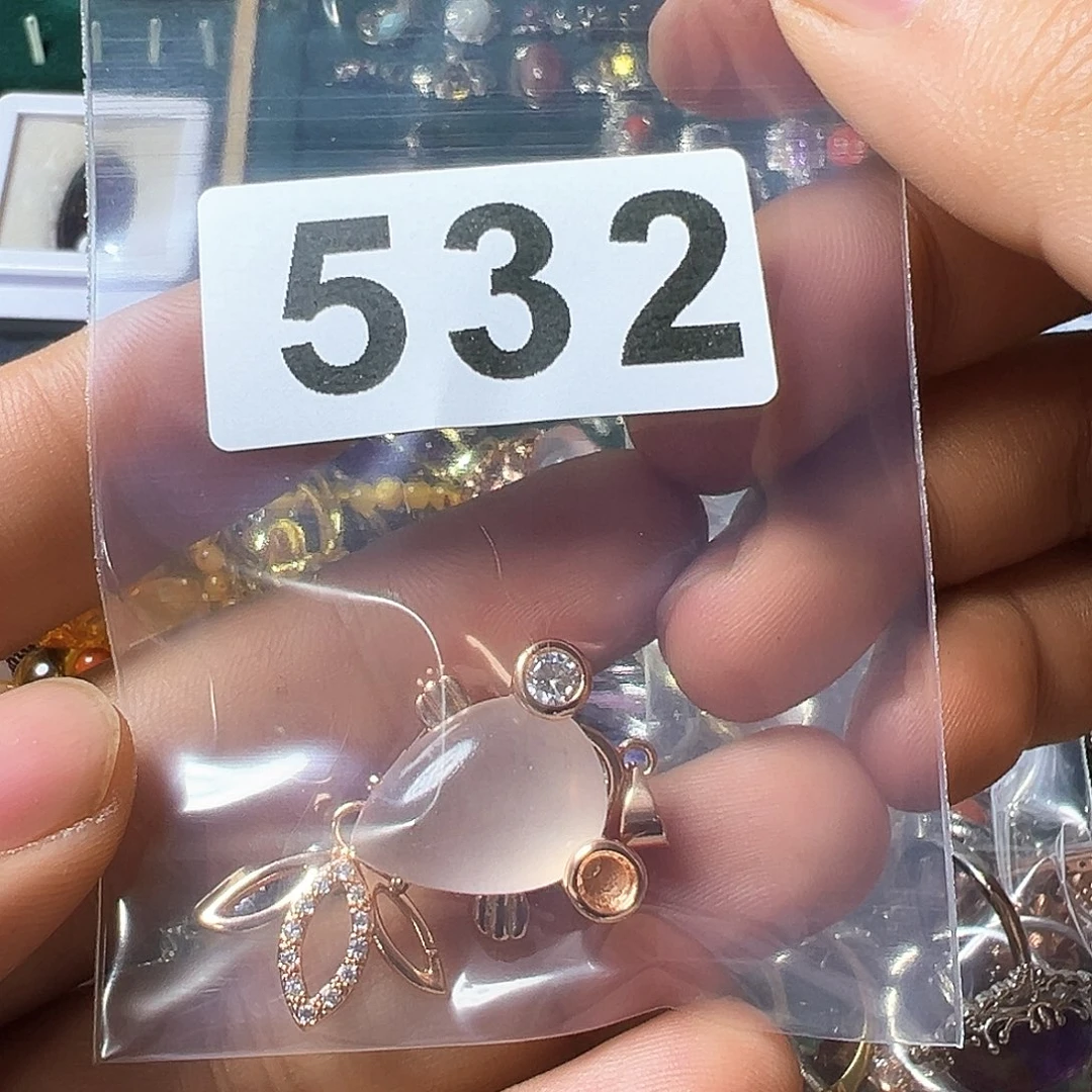 水晶颈饰未镶嵌元***糖