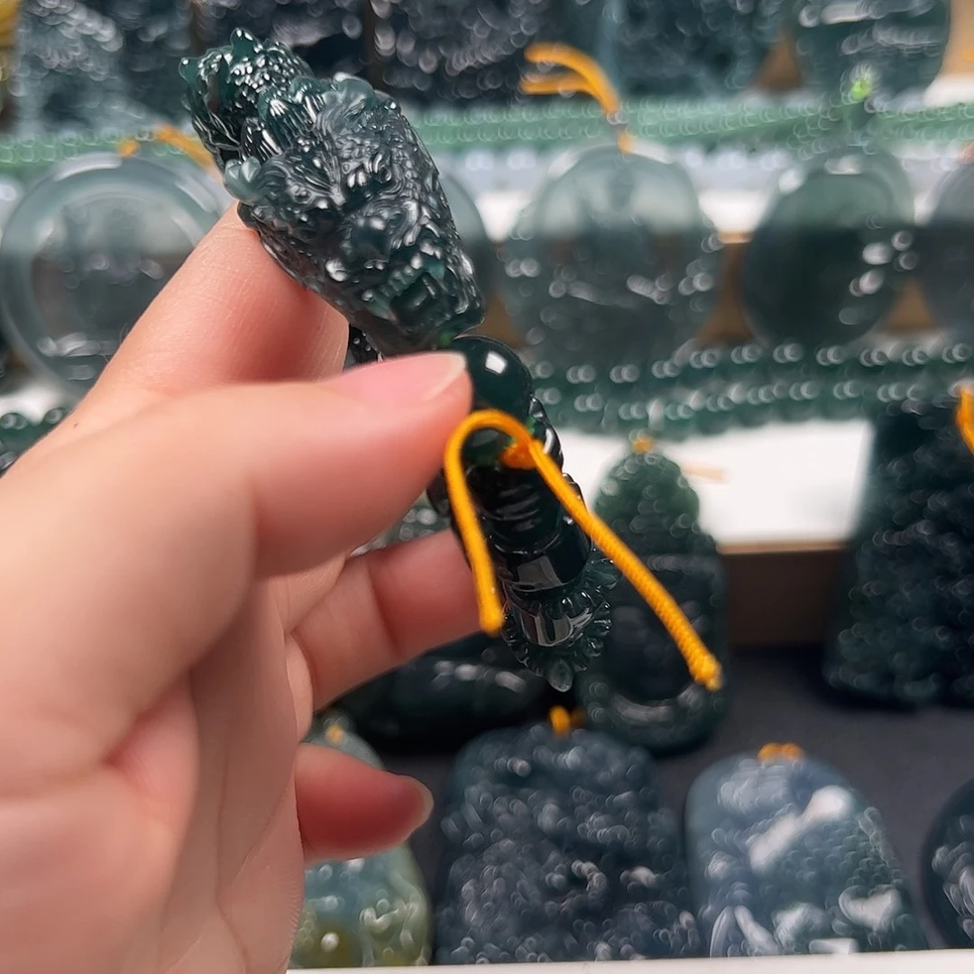 项圈未镶嵌翡翠纯天然A货翡翠手串666