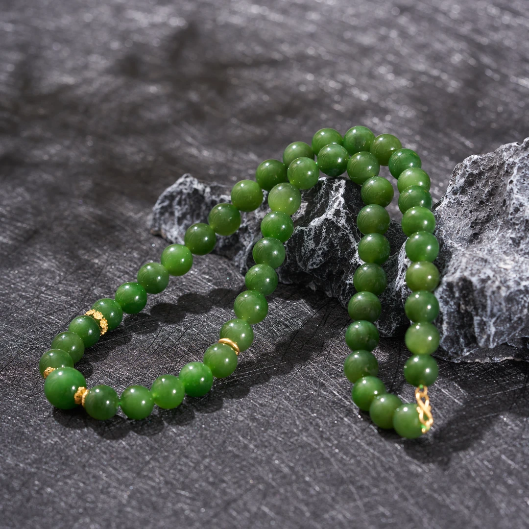 【厚爱公主专享】18K配金碧玉项链LHLYF0010108