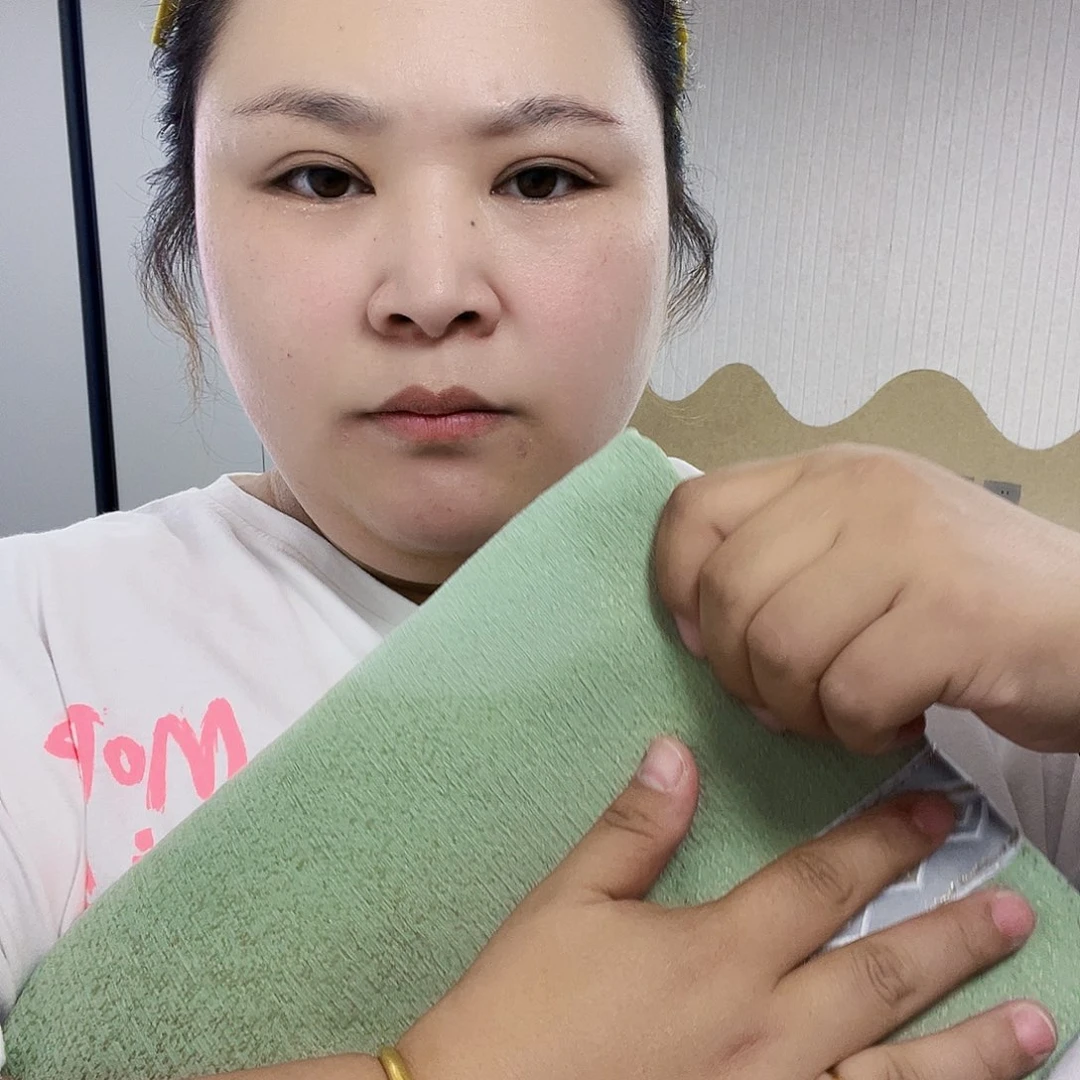 竹子纤维克丽斯绿色样品2×2.4，不退换