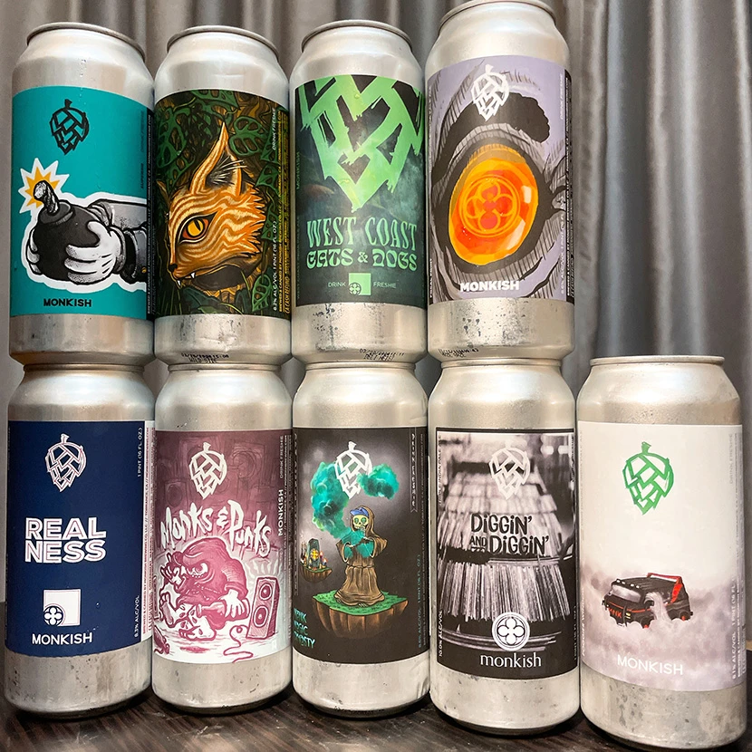 高分尖货(僧侣)浑浊IPA系列啤酒