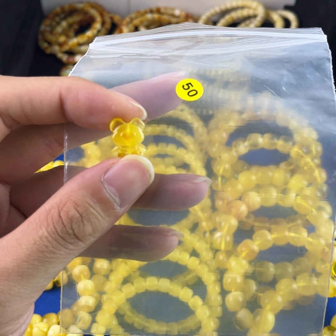 琥珀未镶嵌珠宝奇石