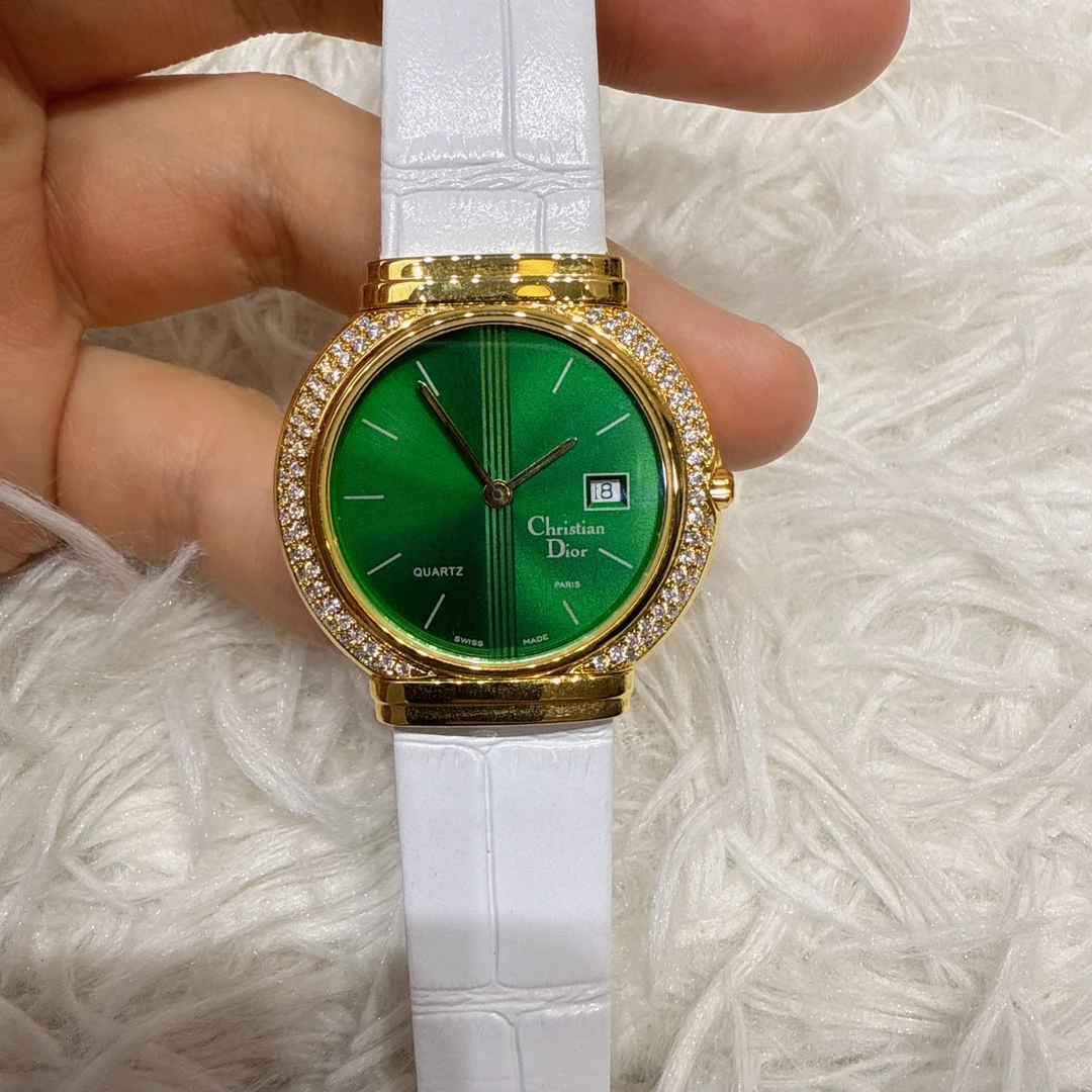 95新 DIOR/迪奥 【夏玮玮专属】石英表后镶钻/2509220012