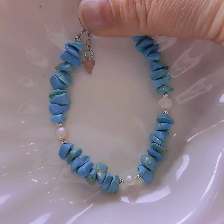 淡水珍珠手绳合金