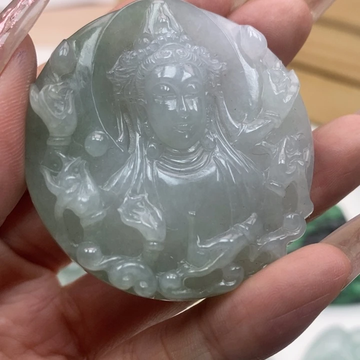 翡翠吊坠(不含链)未镶嵌?****?9496