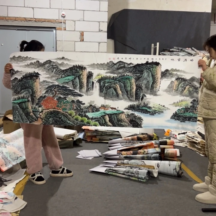 这个是手绘画的图啊我要看一下