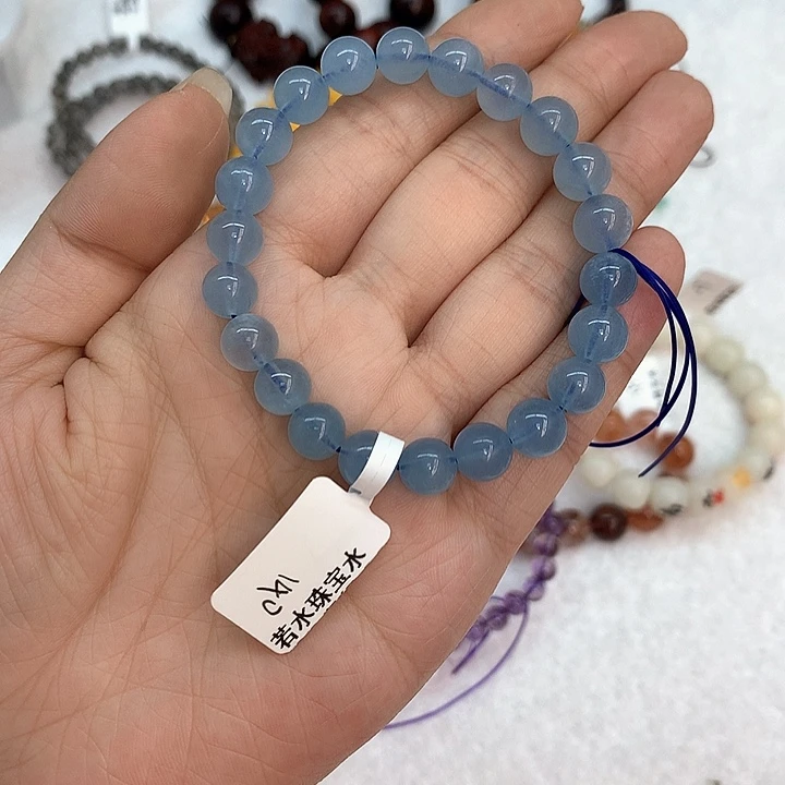 玛瑙/玉髓手串未镶嵌卡9加