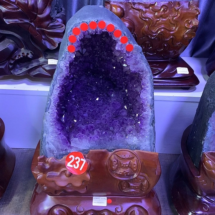 大型摆件（非配饰）未镶嵌紫晶