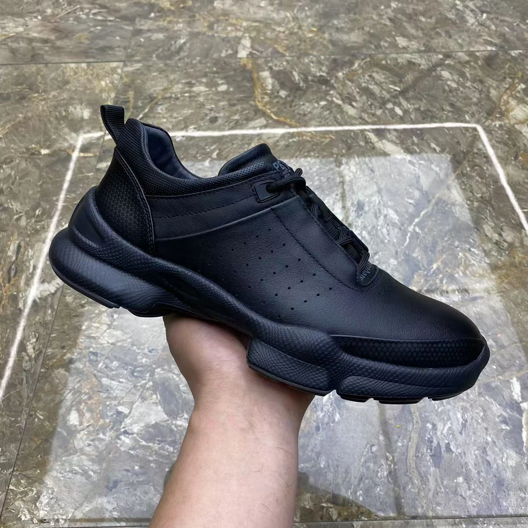 欧洲站真皮男鞋2025春季新款男士纯皮百搭时尚休闲鞋轻便潮流皮鞋