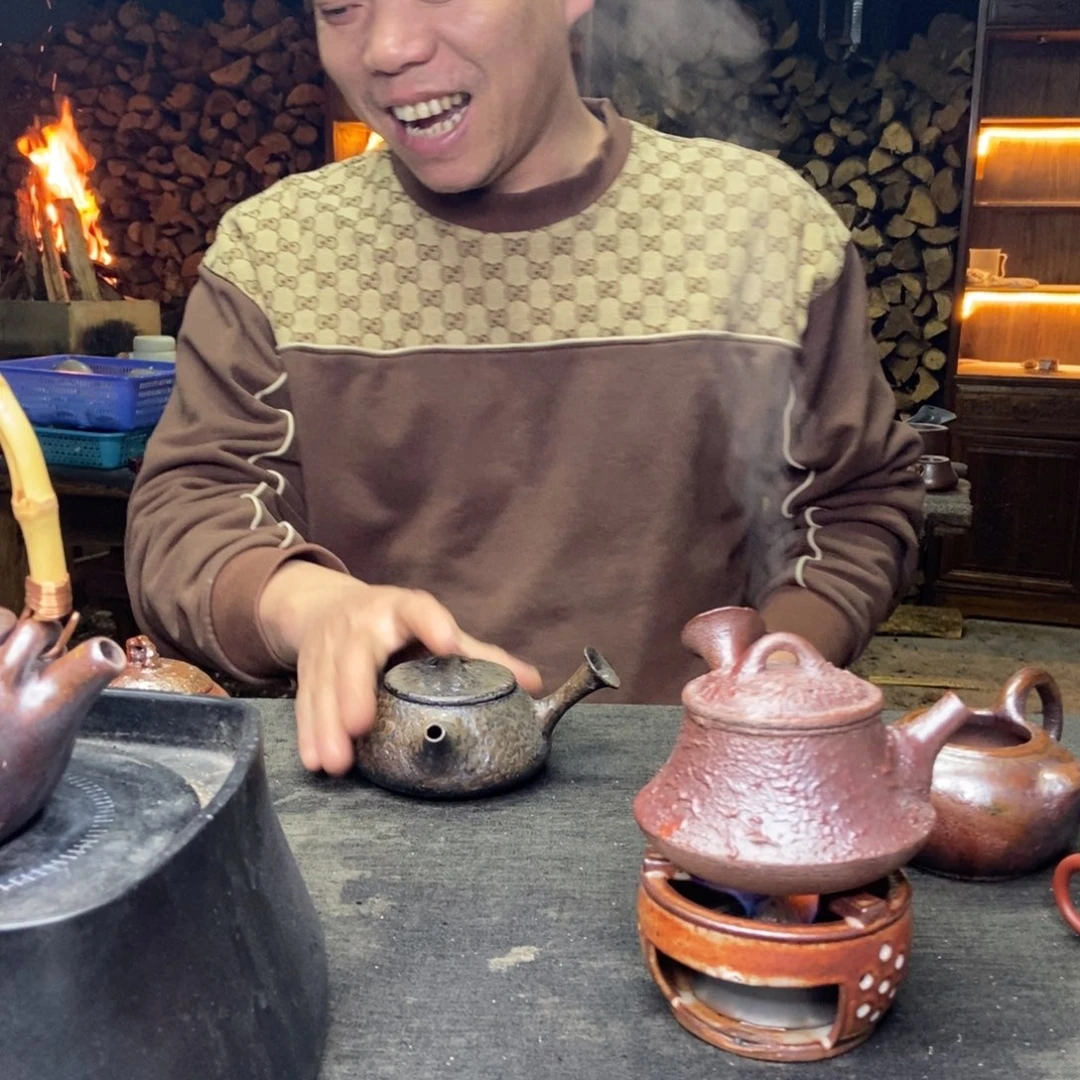 紫砂柴烧紫砂茶具