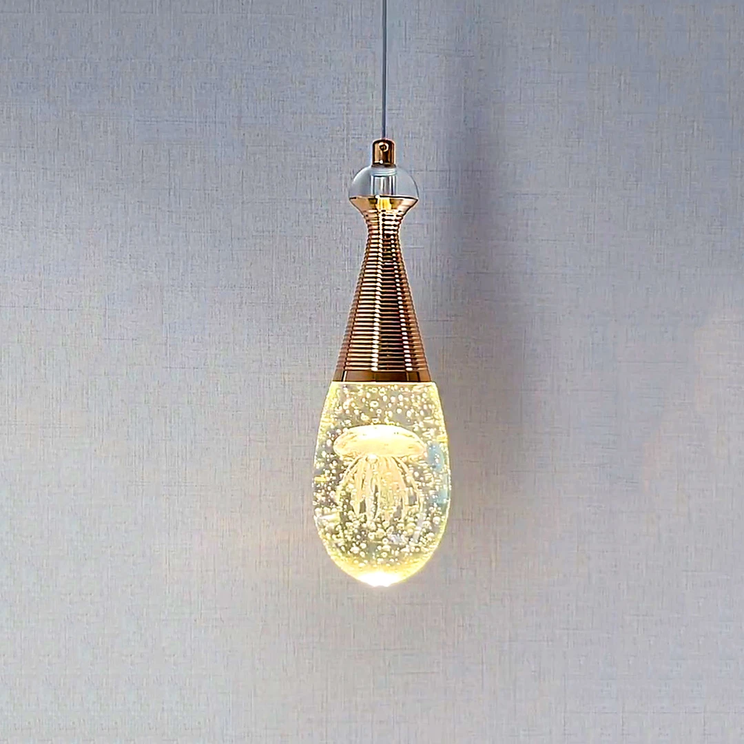 入户玄关吊灯简约4000K镀铬北欧吊灯落地灯轻奢酒店个性床头灯