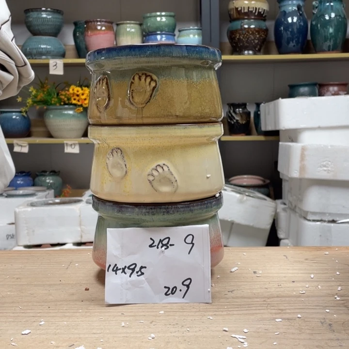 紫砂花盆多肉花盆微瑕9