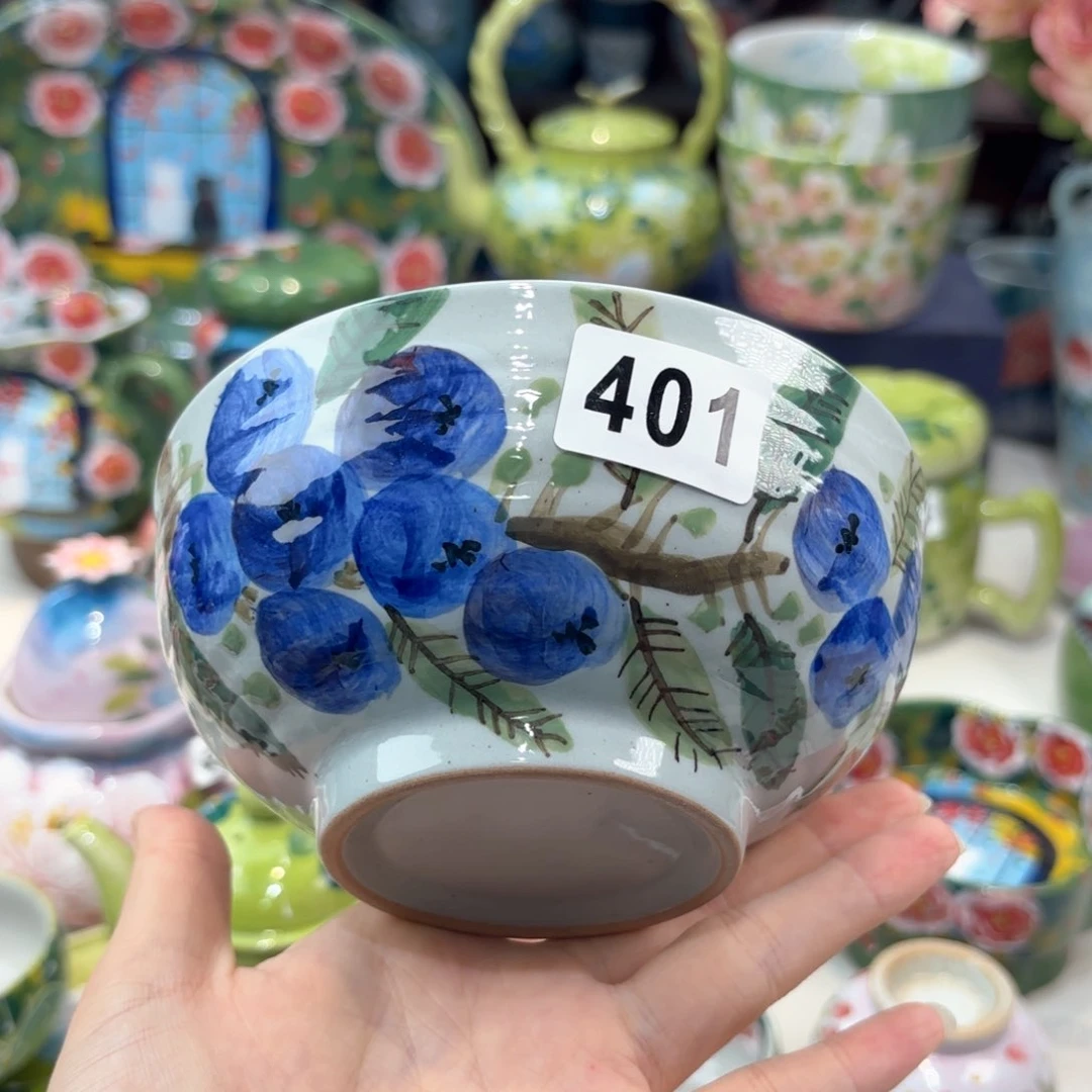 景德镇手绘高温釉下彩陶瓷茶具