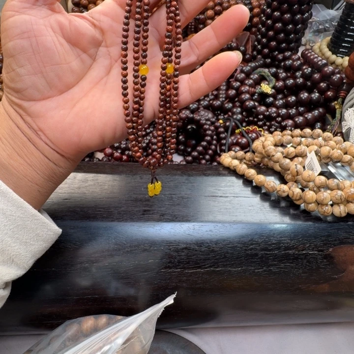 小叶紫檀手串/手链海南黄花梨等特色手工制作
