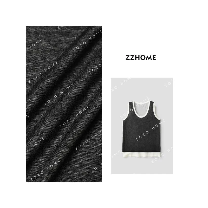 ZOZO HOME ｜时髦叠搭亚·麻假两件针织美式打底休闲背心q170433p