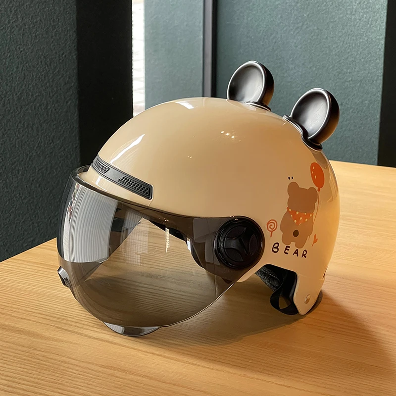 chengyechengyechengye电动车头盔夏天摩托车半盔3c防晒安全帽