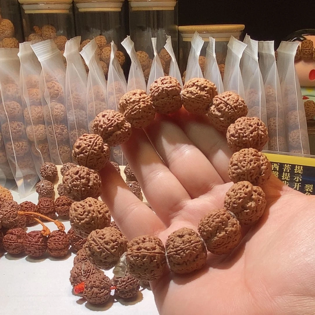 吊坠金刚菩提粗筋满肉双龙20mm