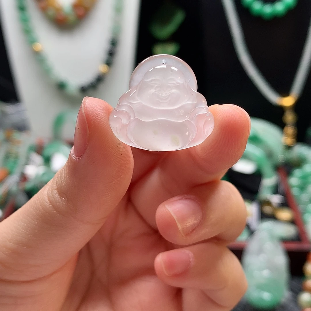 石英质玉未镶嵌吊坠