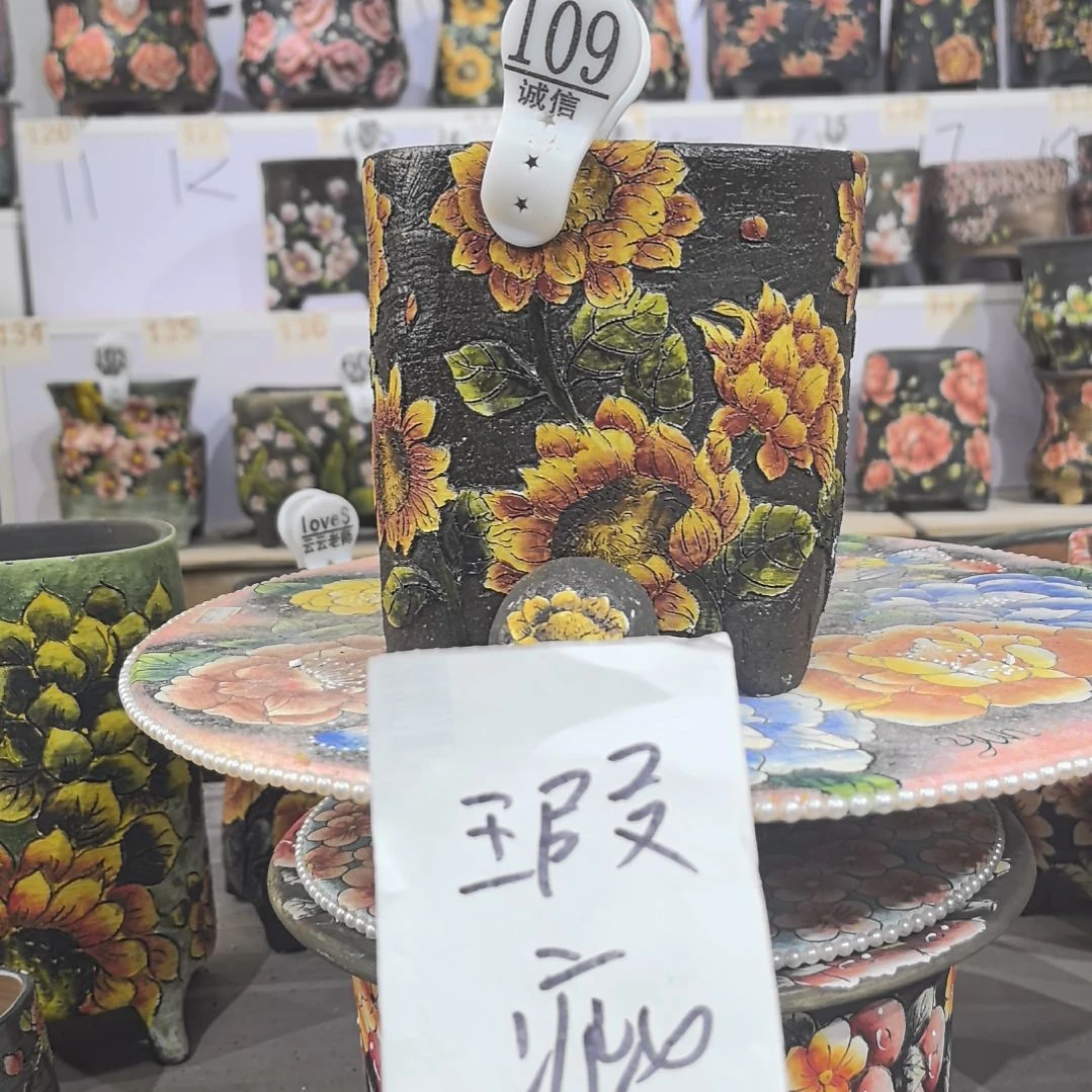 花盆红泥瑕疵处理