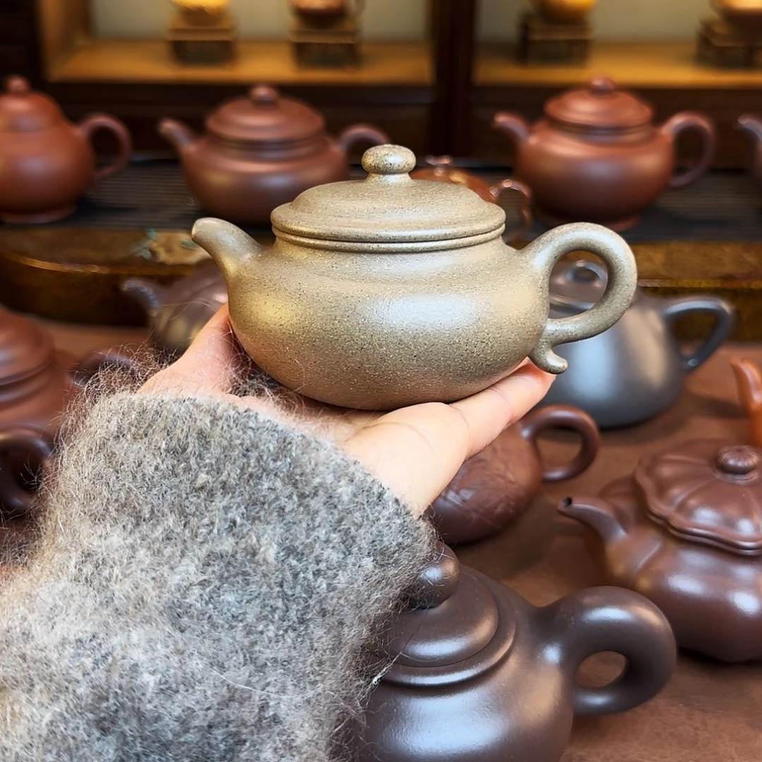 紫砂茶壶?****e仿古壶，降坡泥