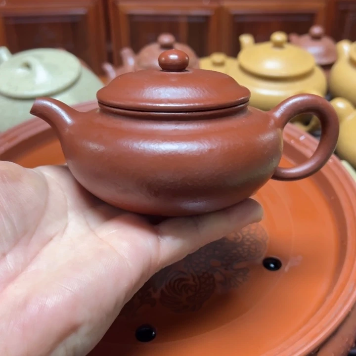 茶杯紫砂宜兴原矿朱泥