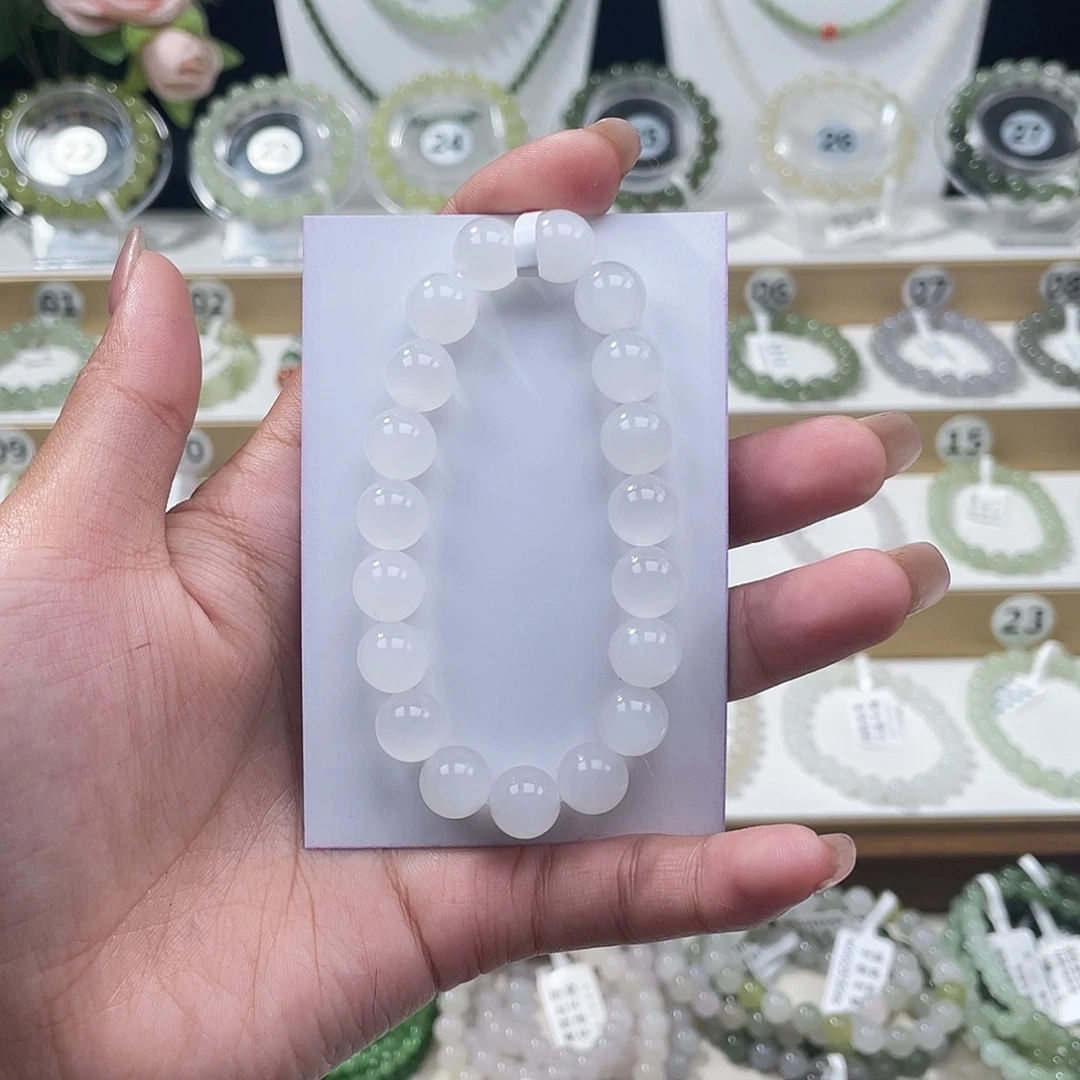 神***）和田玉未镶嵌手链