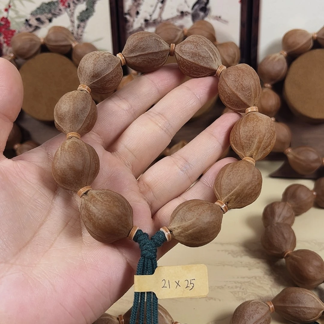 大***炮橄榄核手串梅林铁核21.25橄榄核