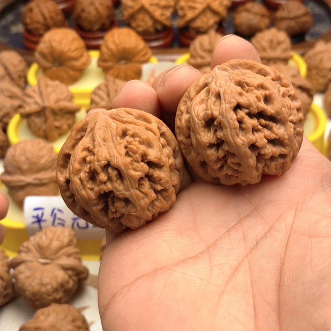 硕***豪吊坠文玩核桃41尺 全品大粗筋 80