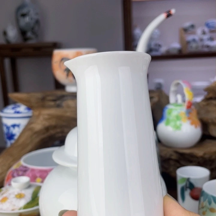 杯公道杯手绘釉下彩