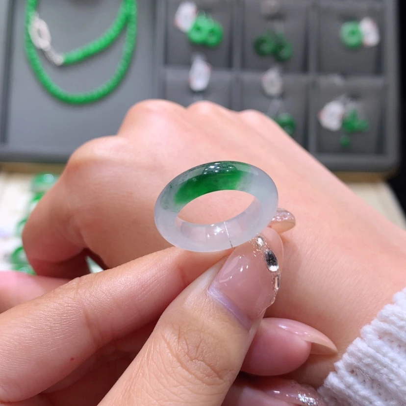 【闪购商品】未镶嵌戒指翡翠10号