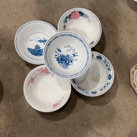 醴陵高温瓷釉上17.8cm5个爱**米