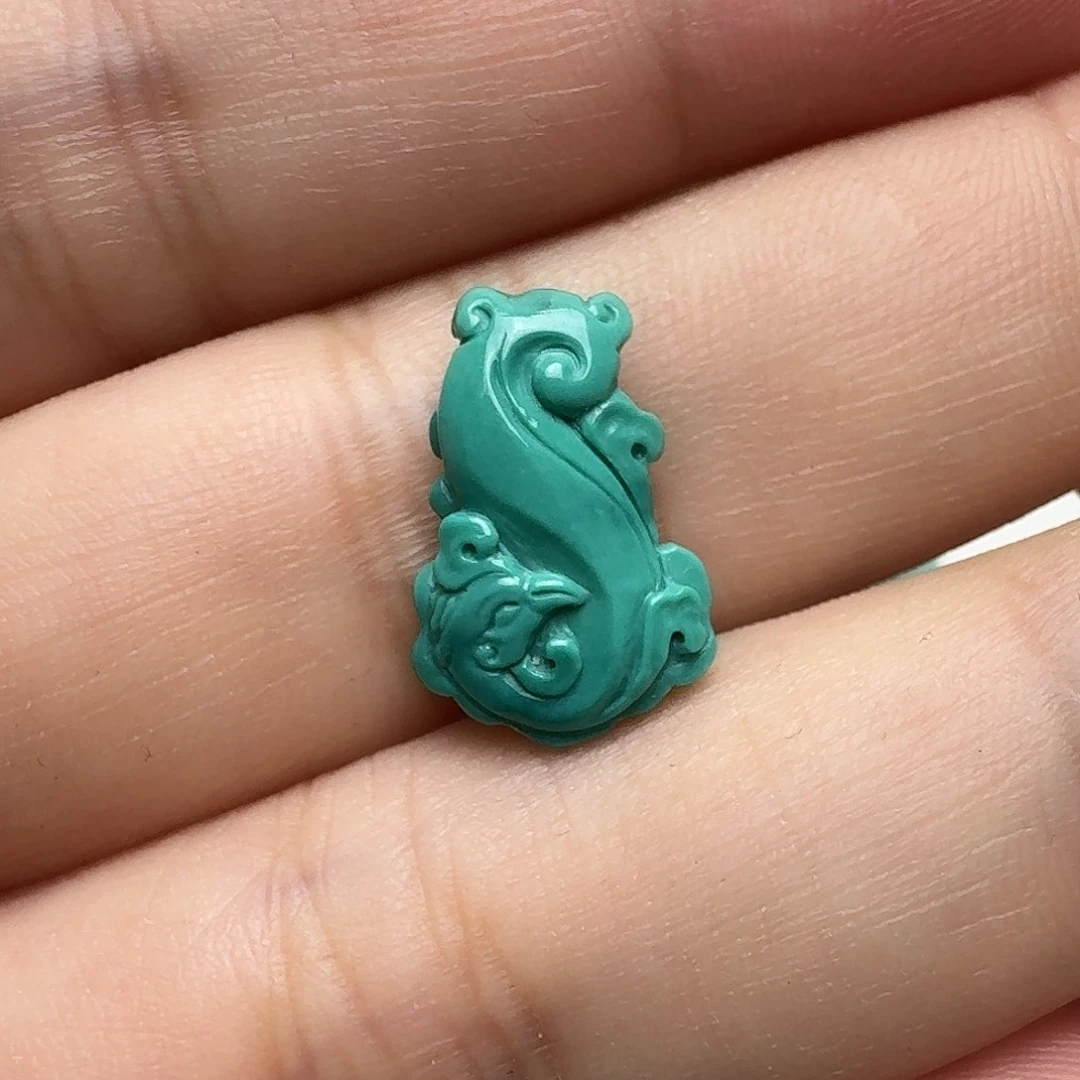 绿松石未镶嵌小凤凰