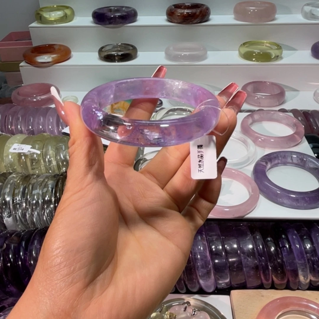 水晶未镶嵌手镯手镯63.2圈口5号