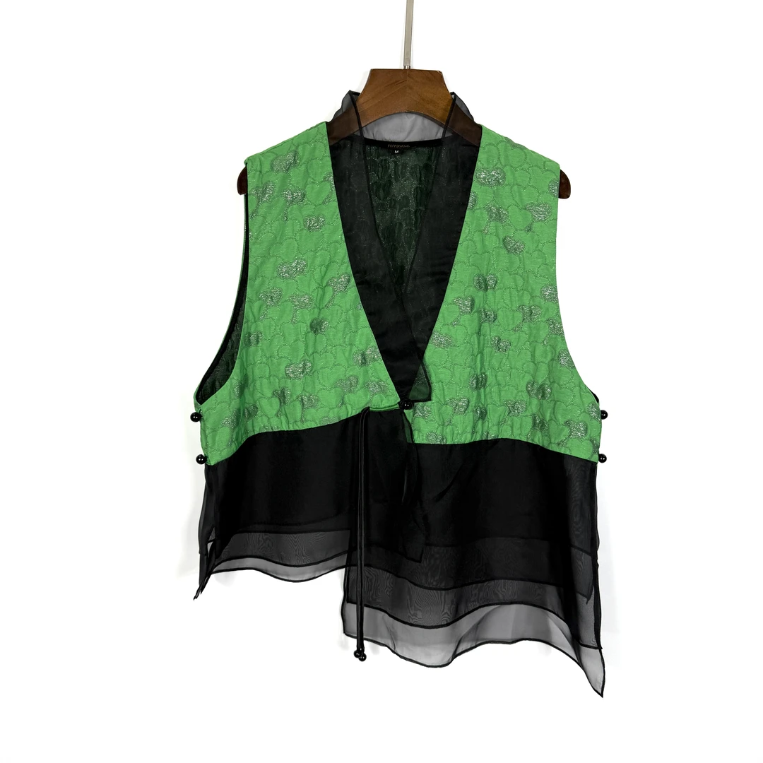 朱总原创设计XZM151J翠澜曳影马夹