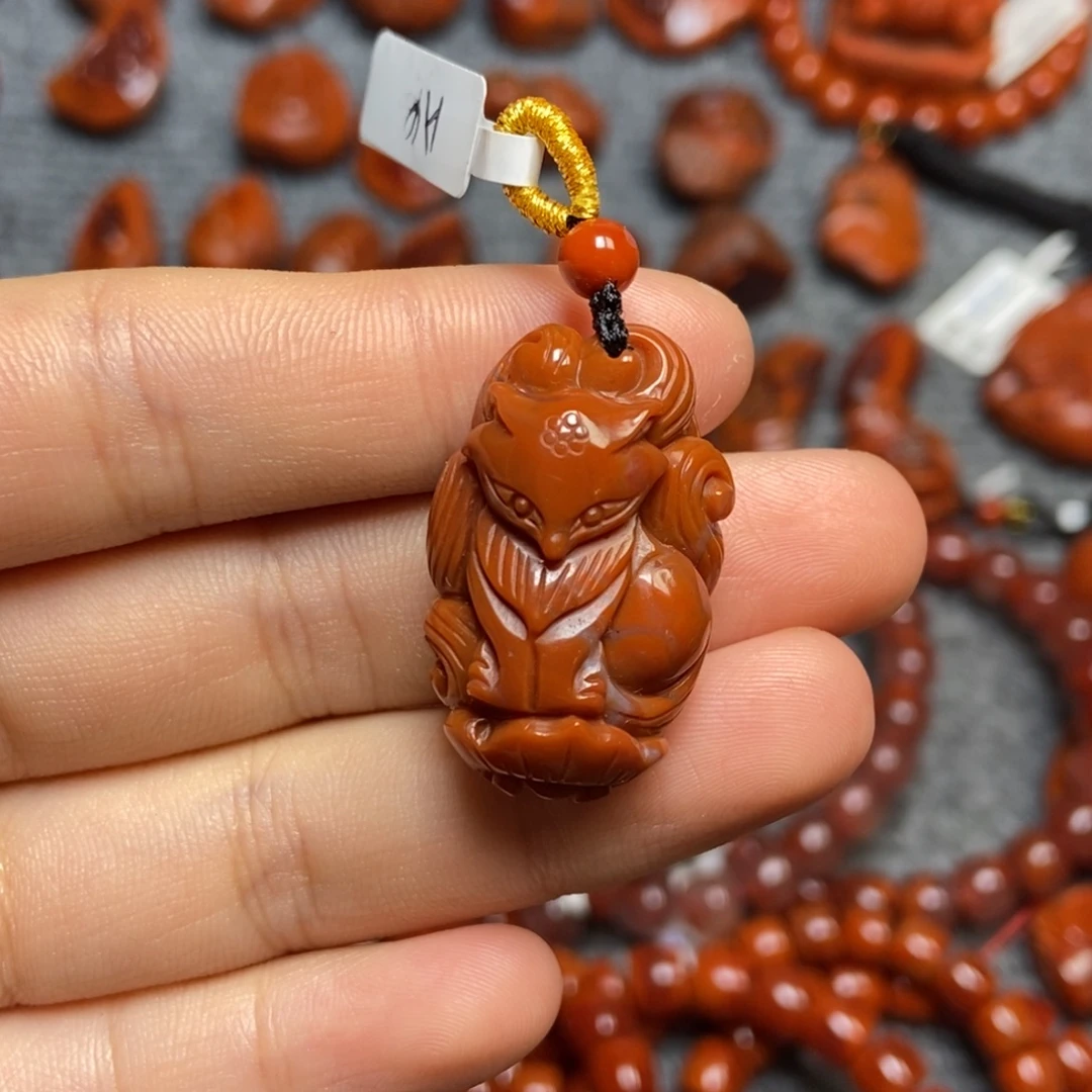 南红玛瑙未镶嵌吊坠(不含链)