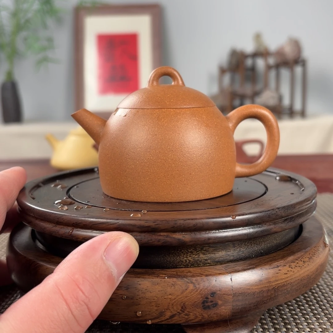 紫砂茶壶黄龙山原矿紫砂壶150