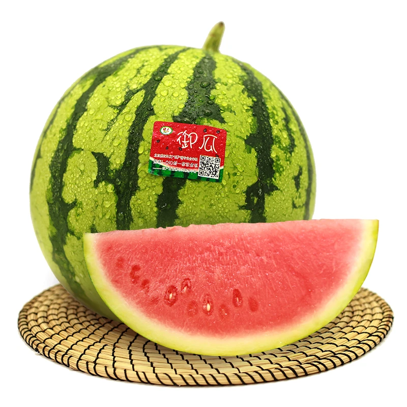 美都麒麟西瓜1个装6斤起脆甜多汁新鲜采摘西瓜次日达江苏省