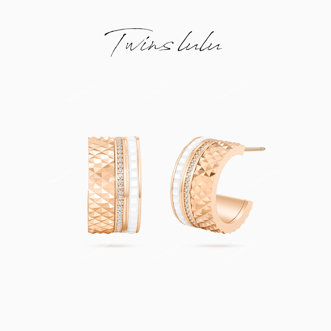 TWINS LULU【齿轮】新年款高级轻奢风精致小饰品耳环TSL2358