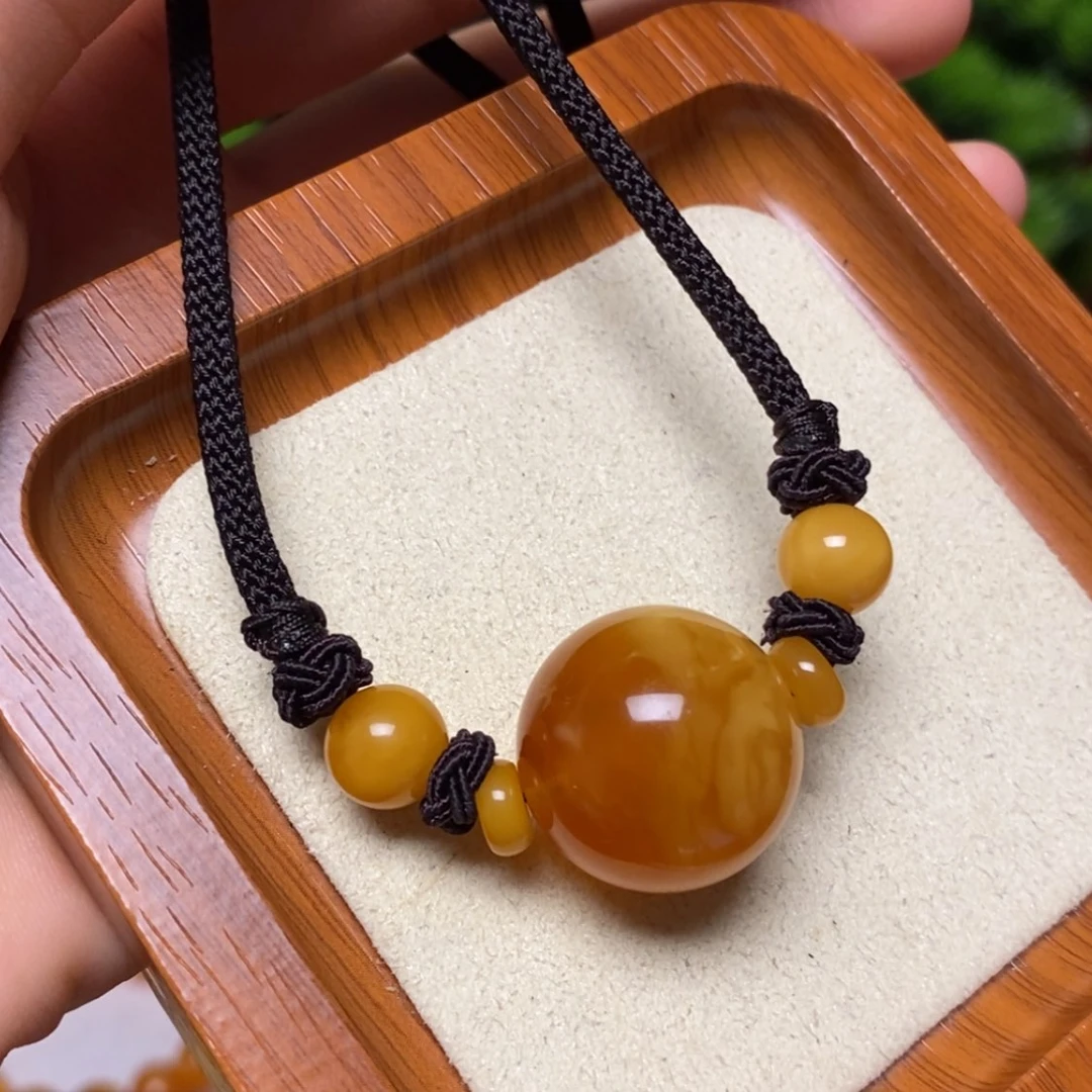 【闪购商品】蜜蜡颈饰未镶嵌项链