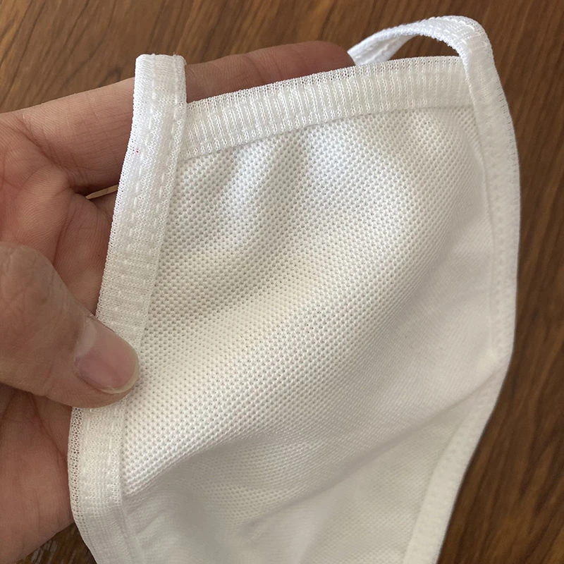 两层纯棉布网眼口罩加大透气纺织工厂干活白色布口罩成人防尘劳保