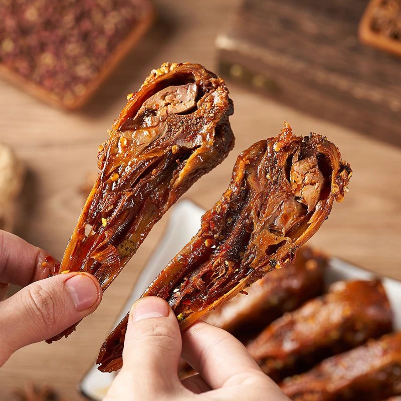 兔憨憨麻辣鸭头只装四川特产鸭肉零食休闲网红小吃卤味熟食即食