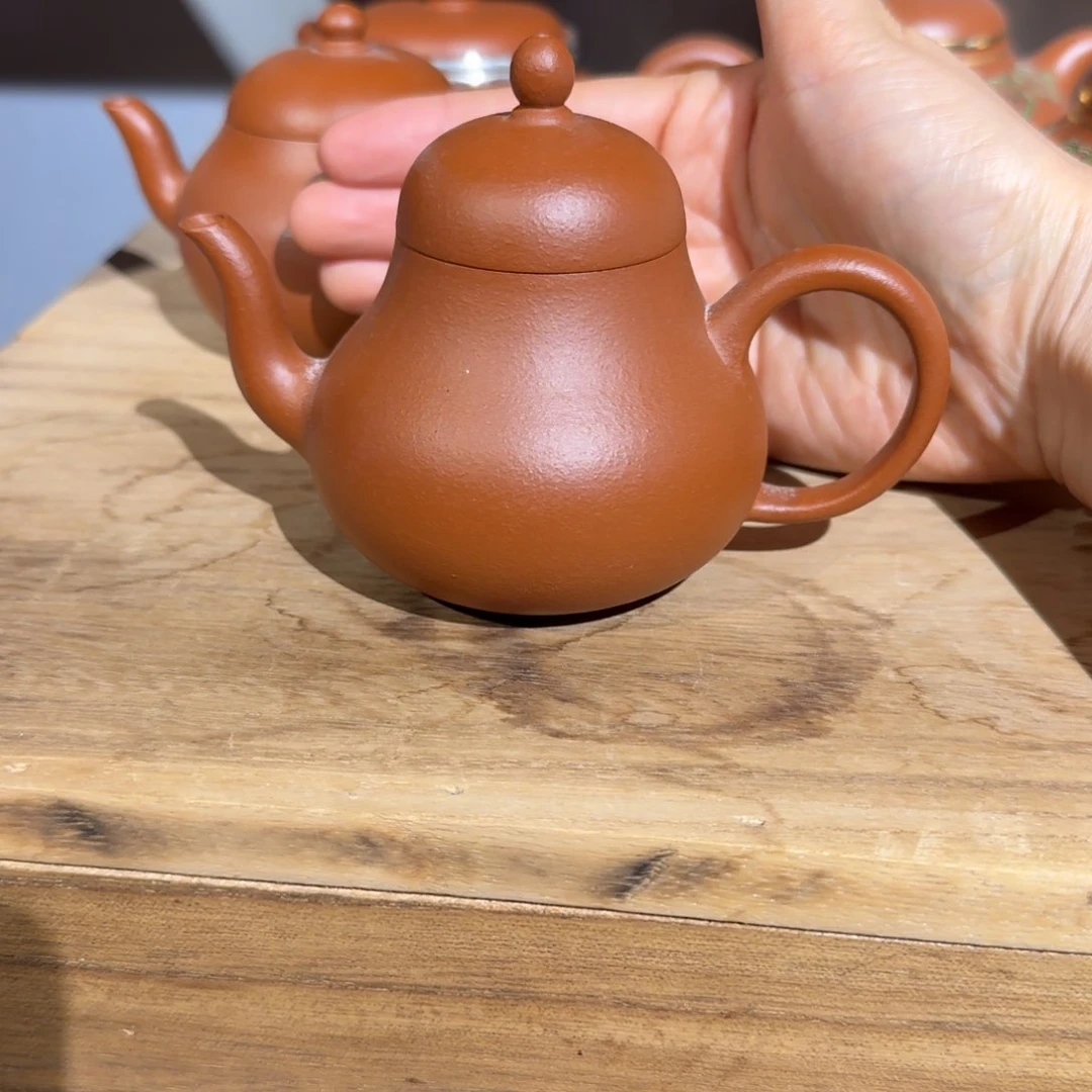 朱泥茶壶130毫升左右
