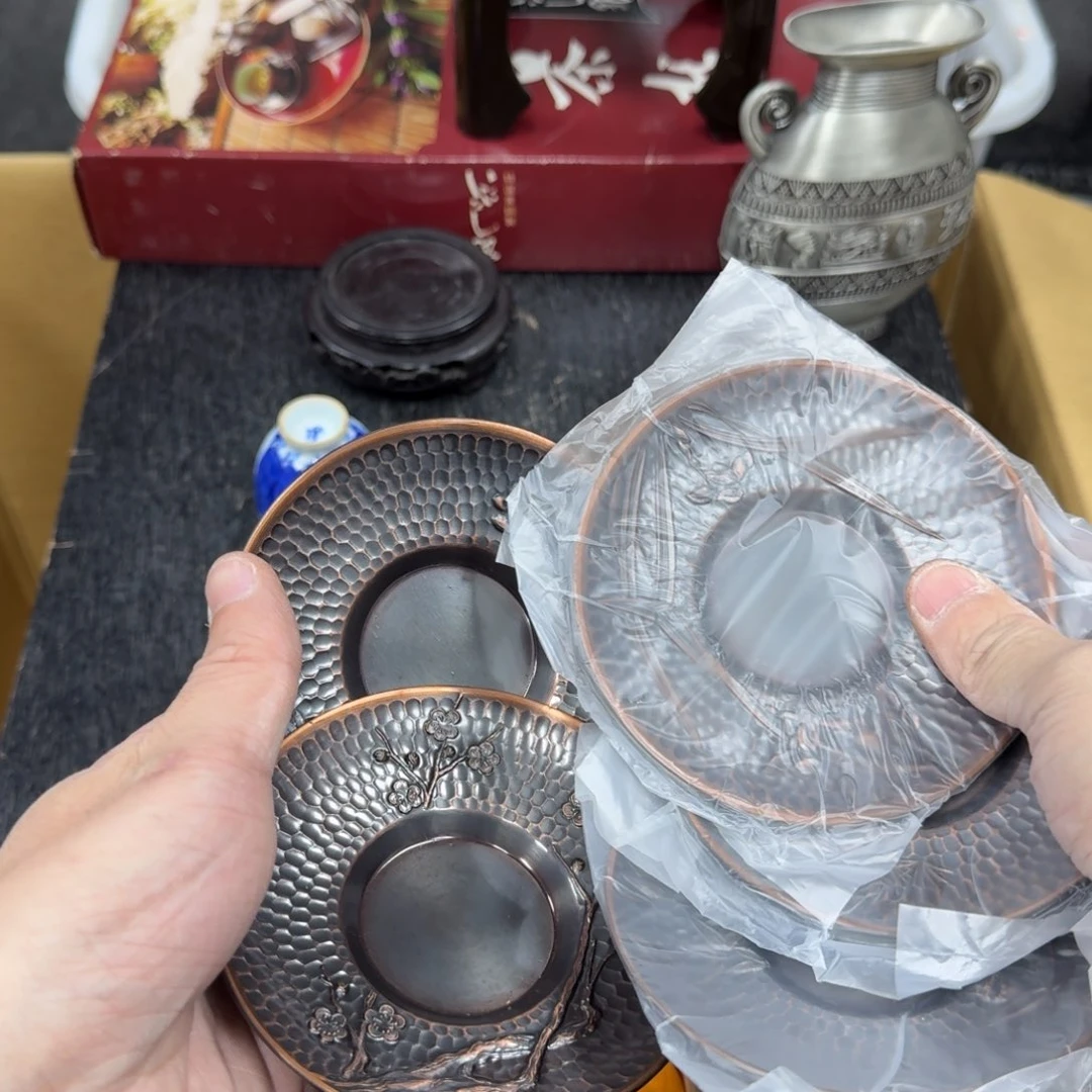 铜日本中古工艺品摆件