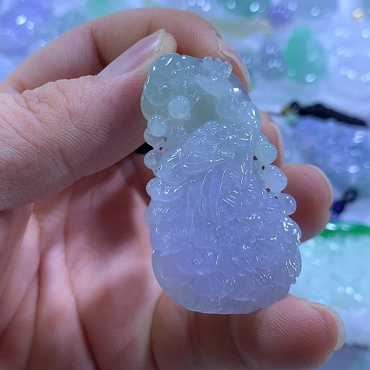 翡翠未镶嵌颈饰天然翡翠A货吊坠